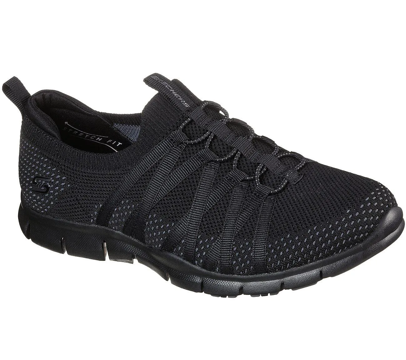 Women's Wide Fit Skechers 104152 Gratis Chick Shoes